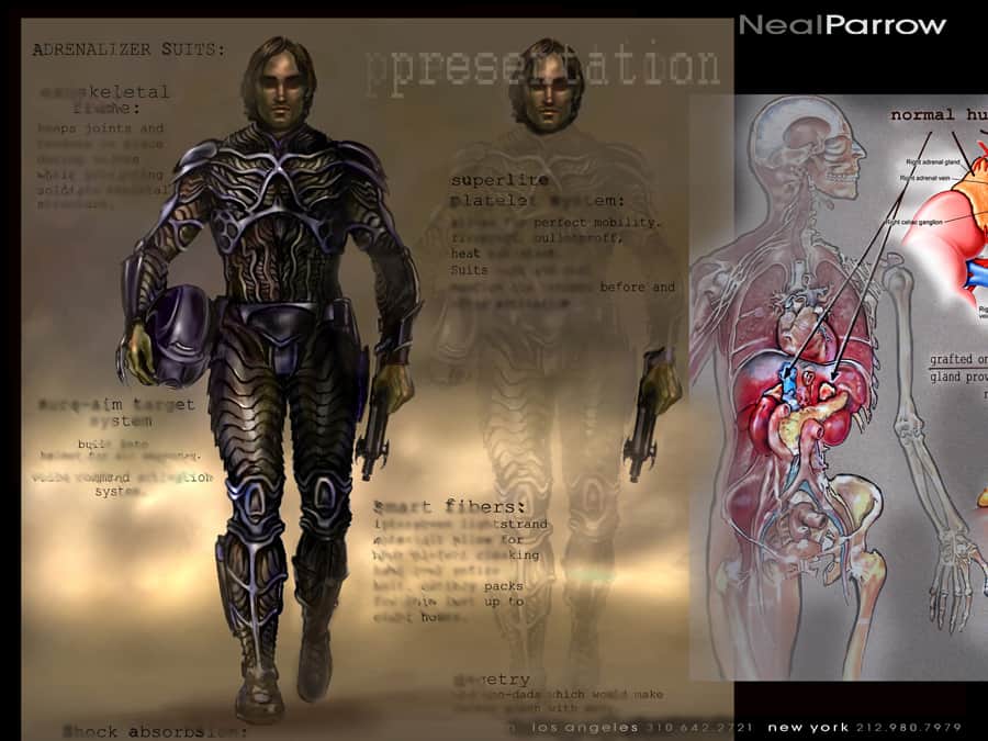 suit concept,  presentation boards,